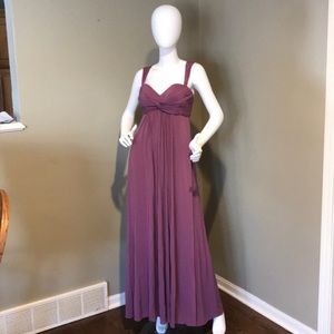 NWT BCBG Grecian Gown matte jersey